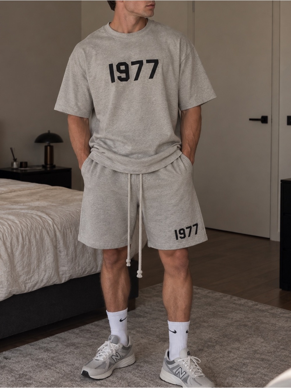 Essential  FEAR OF GOD ESSENTIALS tshirt and shorts